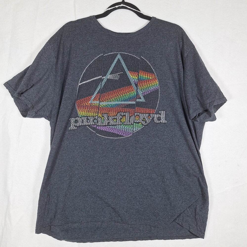 Pink floyd gray tshirt band music festival